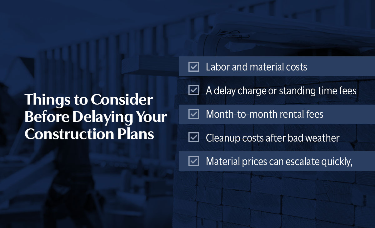 Things to consider when building a home.