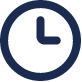 Blue Clock icon