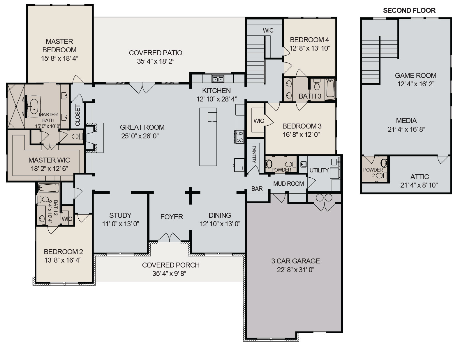 Belle Oaks floor plan