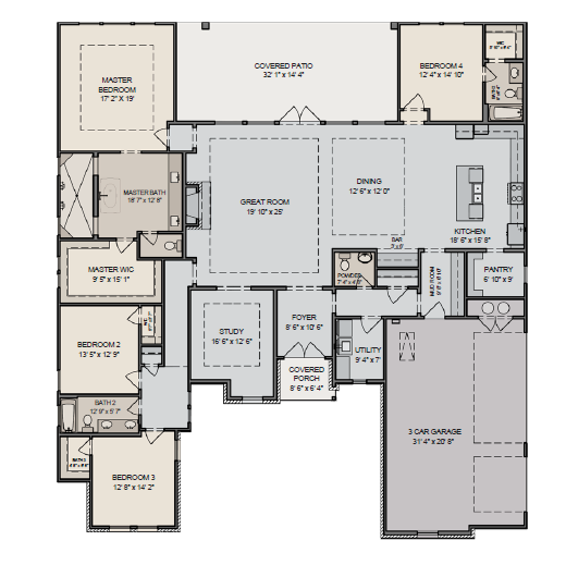 Magnolia v4 floor plan